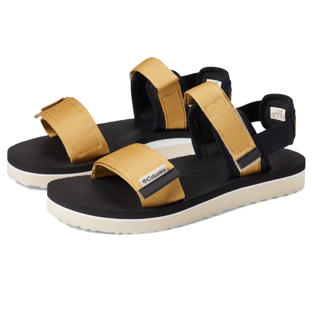 Columbia Yellow and Black Sandals